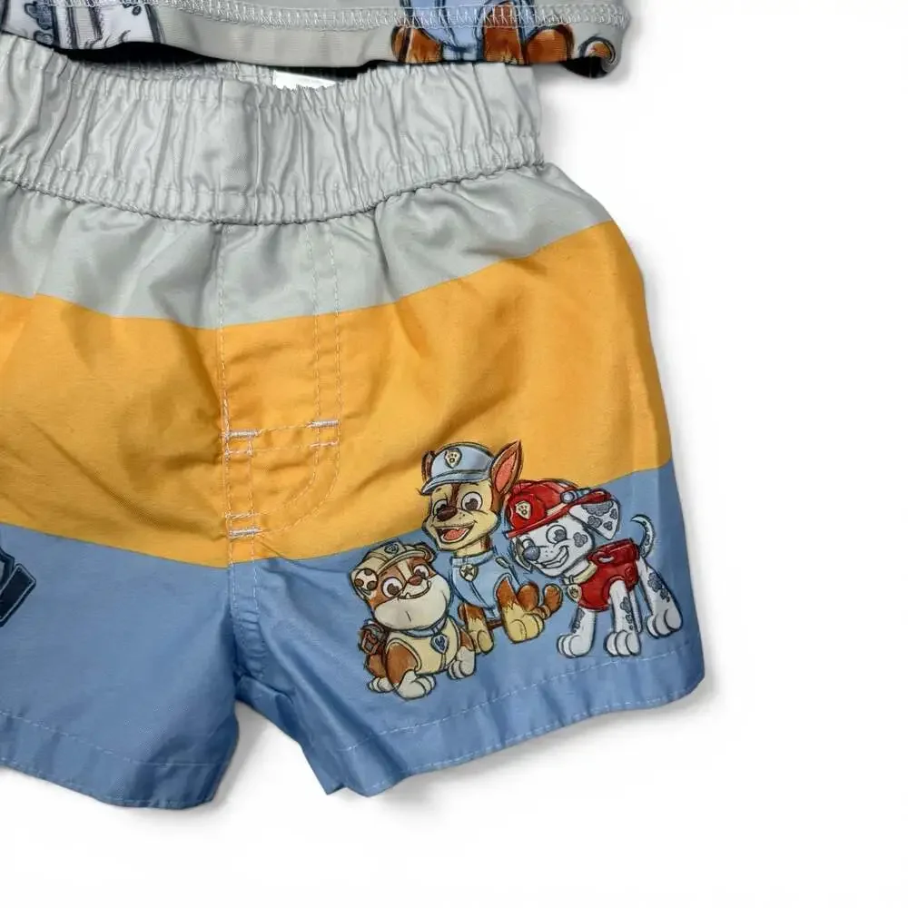 Paw Patrol Toddler Boy 12M 2-Piece Short Sleeve and Swim Shorts Set